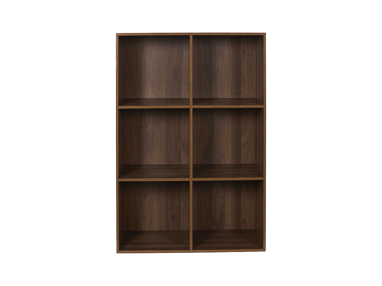 Rangement Modulable 6 Cases Tiffany Marron