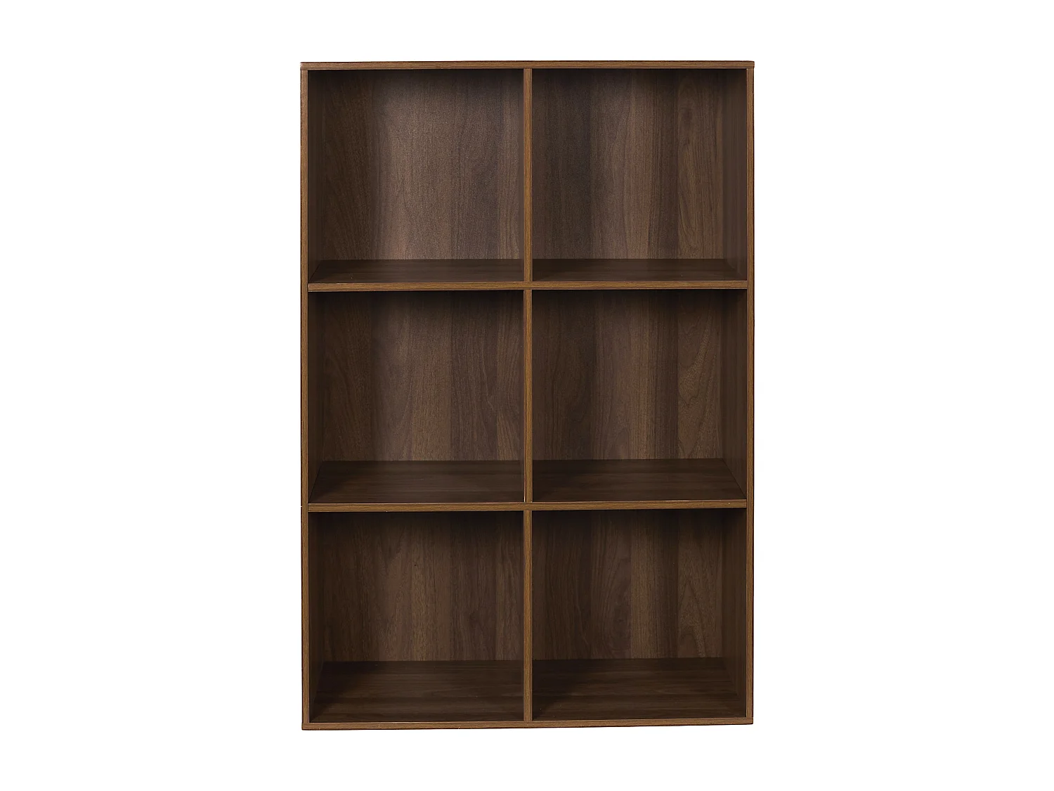 Rangement Modulable 6 Cases Tiffany Marron