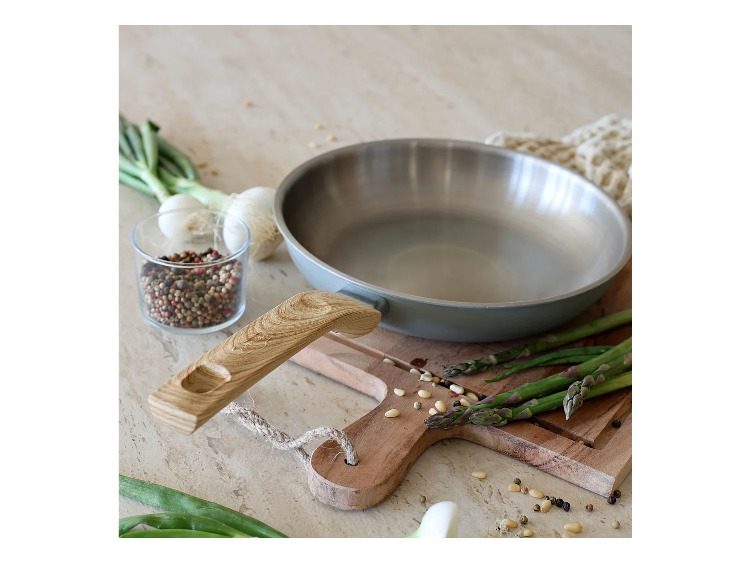 Menastyl - Set 5 Pieces Easynox En Acier Inoxydable Et Aluminium Brume