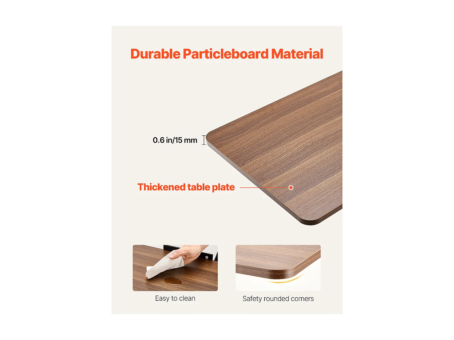 Table de Lit Mobile SucceBuy, Table d'Appoint à 4 Roulettes, Plateau Rabattable, Hauteur Réglable, Porte-Gobelet, pour Maison et Bureau, Bois et Noir