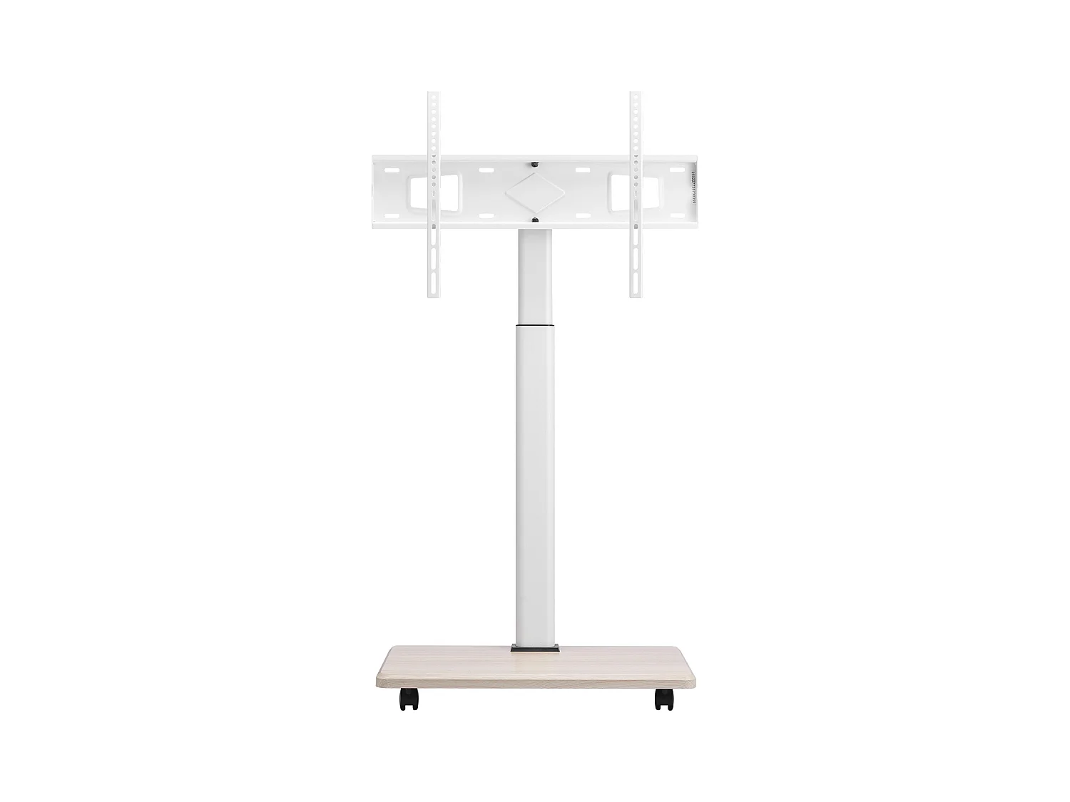 Support TV à Roulettes SucceBuy, Écrans 812,8-1778 mm, Chariot Mobile, Rotation 25°, Hauteur Réglable, 40 kg, VESA 60 x 40 cm, Salon/Bureau/Extérieur