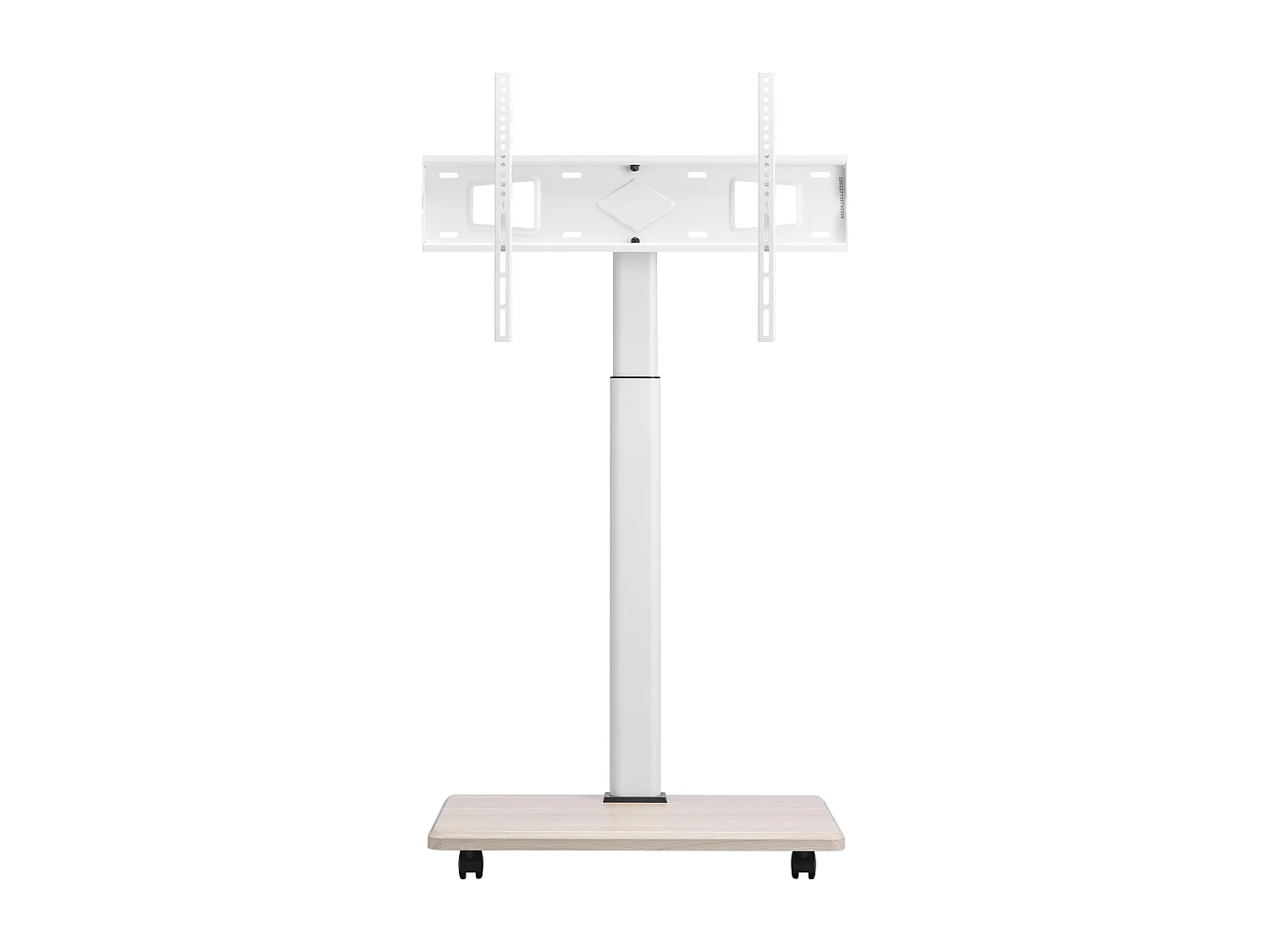 Support TV à Roulettes SucceBuy, Écrans 812,8-1778 mm, Chariot Mobile, Rotation 25°, Hauteur Réglable, 40 kg, VESA 60 x 40 cm, Salon/Bureau/Extérieur