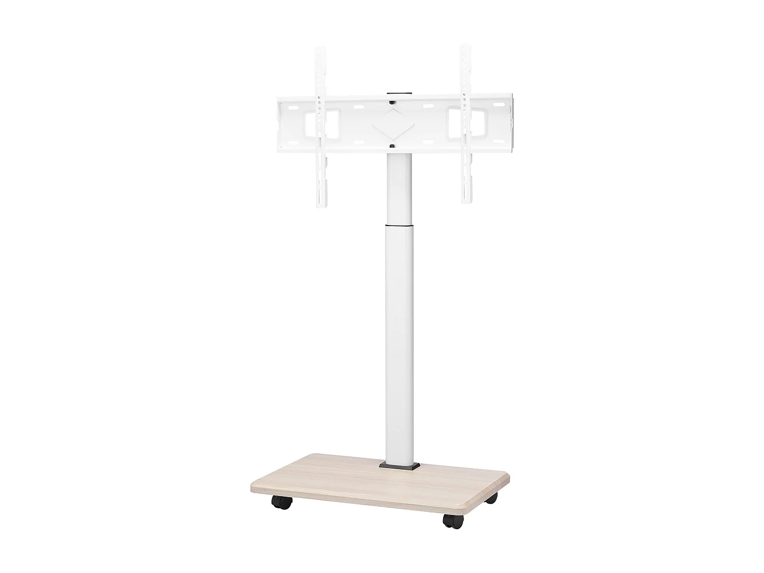 Support TV à Roulettes SucceBuy, Écrans 812,8-1778 mm, Chariot Mobile, Rotation 25°, Hauteur Réglable, 40 kg, VESA 60 x 40 cm, Salon/Bureau/Extérieur