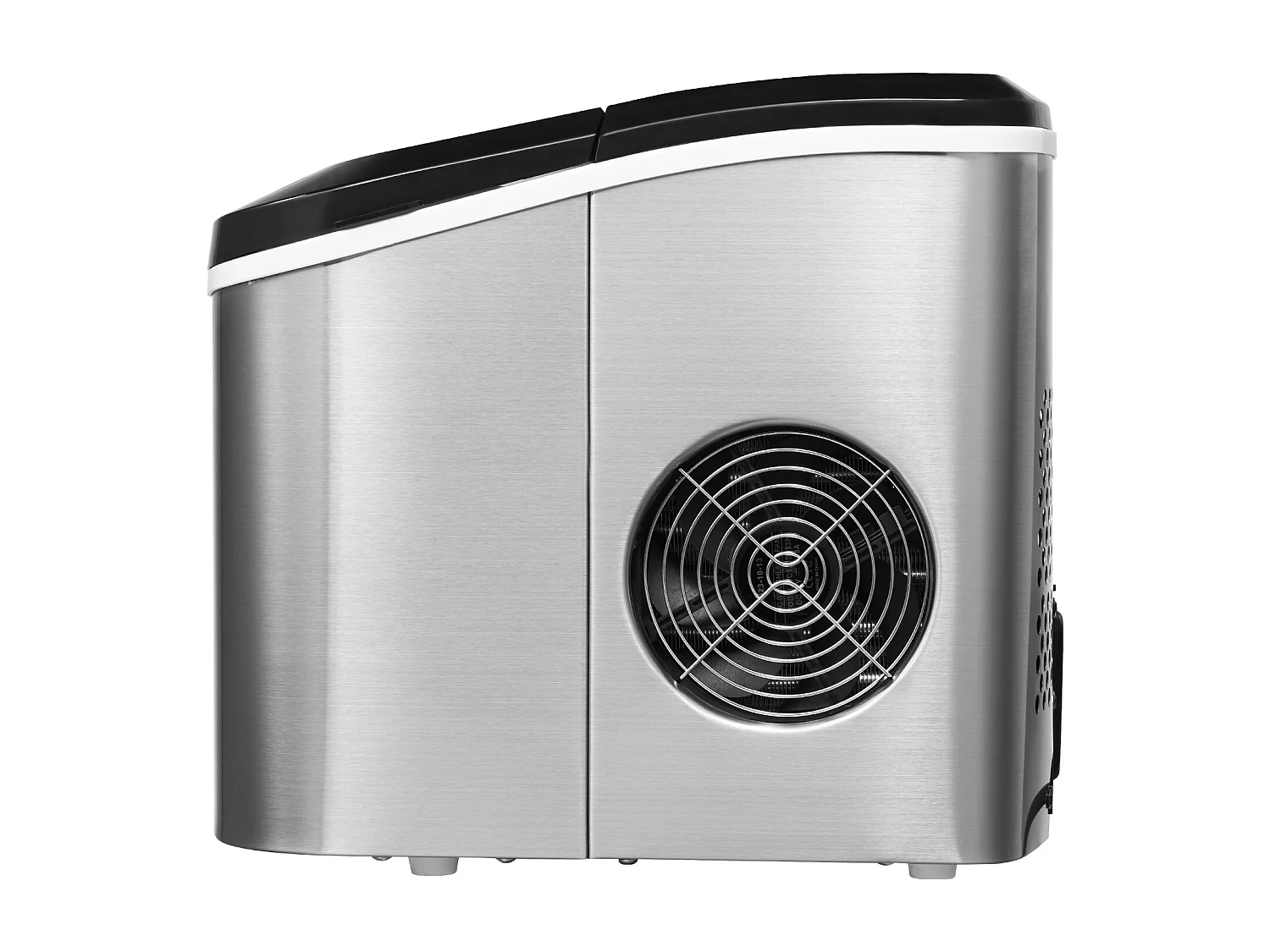 Tisch-Eismaschine SucceBuy, 15 kg/24 h, 9 Eiswürfel in 6 Min., Selbstreinigend, Schaufel/Korb, Bar/Büro/Küche/Haushalt