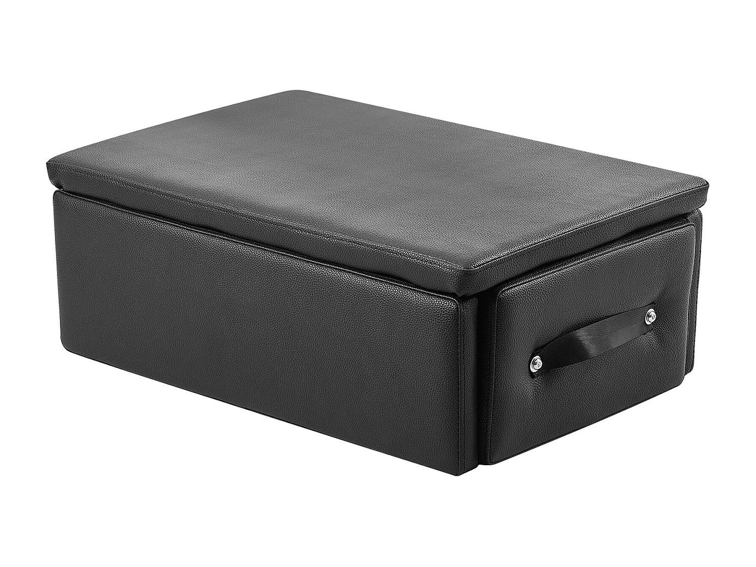 Pilates Reformer Box SucceBuy, 62,5 x 43,5 x 24 cm, Zitbox voor Reformer van PU en Hout, Accessoire voor Kracht/Balans/Bewegingen, Fitness