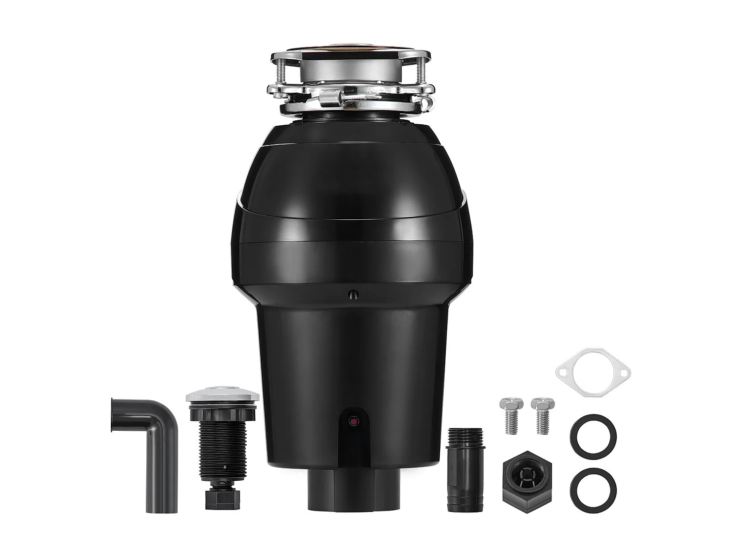 Triturador de Residuos SucceBuy para Fregadero de Cocina, 1,25 CV, Sistema de Trituración de Residuos de Alimentos, Instalación Fácil, 4060 rpm