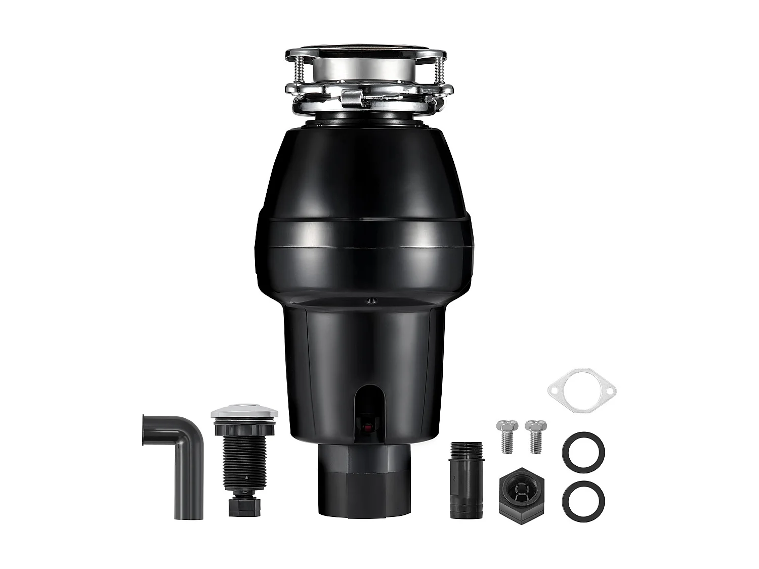 Broyeur de Déchets SucceBuy pour Évier de Cuisine, 3/4 CV, Système de Broyage des Déchets Alimentaires, 3600 tr/min, avec Câble d'Alimentation