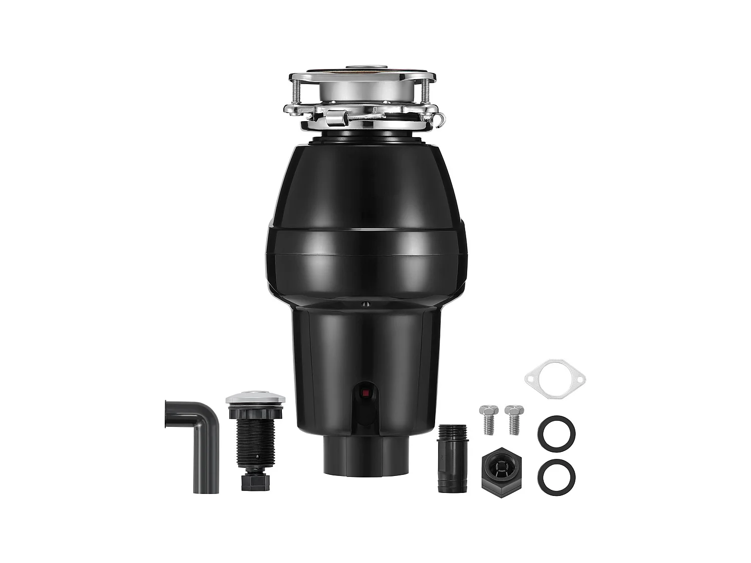 Młynek do Odpadów SucceBuy do Zlewu Kuchennego, 1/2 KM, System Mielenia Odpadów Spożywczych, 3820 obr/min, z Kablem Zasilającym