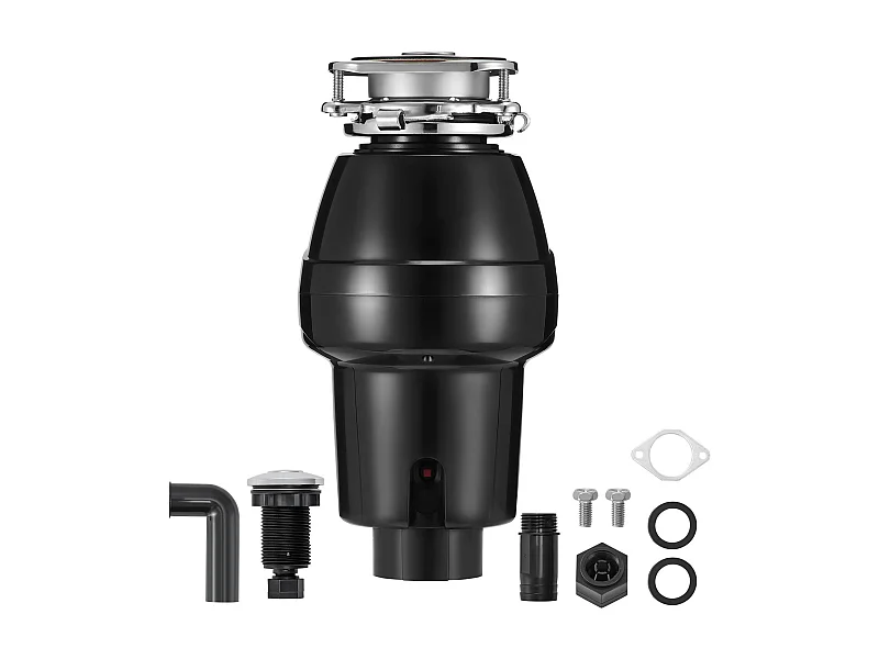 Afvalvermaler SucceBuy voor Keukenwasbak, 1/2 PK, Voedselafvalvermalingssysteem, 3820 tpm, met Netsnoer