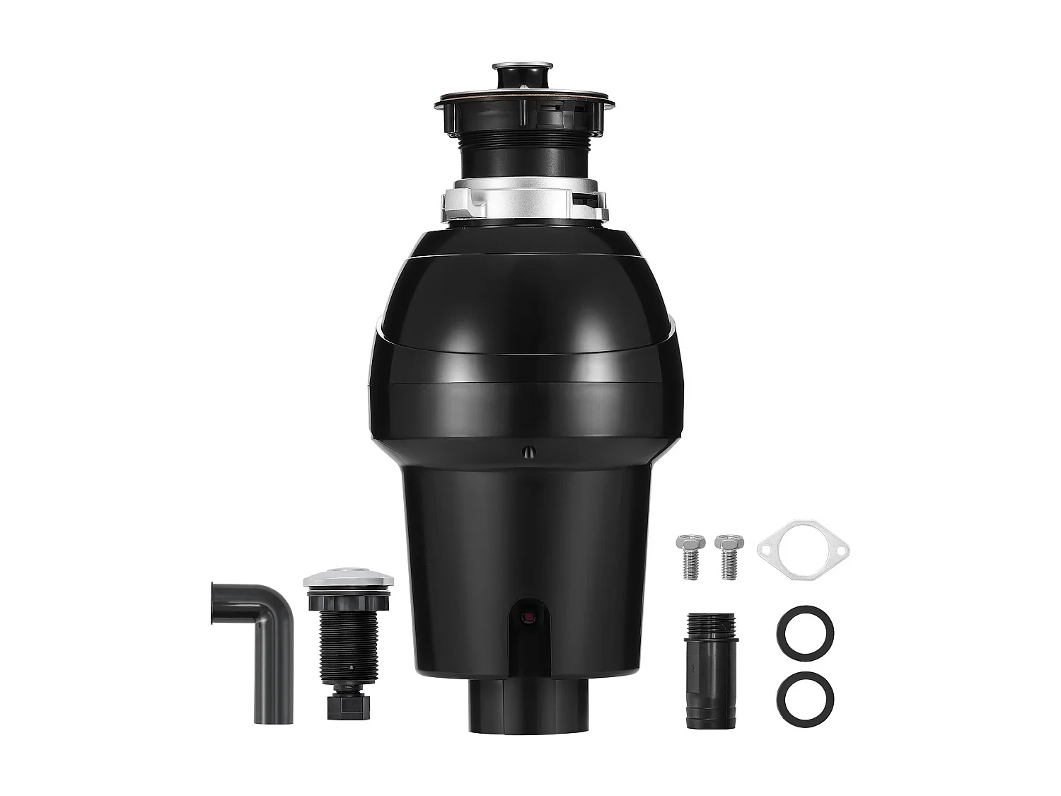 Triturador de Residuos SucceBuy, 1CV, Sistema de Trituración de Residuos de Alimentos con Montaje EZ,3960 rpm,Equipado con Cable de Alimentación