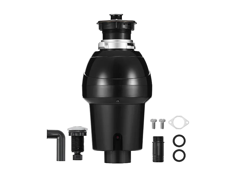 Triturador de Residuos SucceBuy, 1CV, Sistema de Trituración de Residuos de Alimentos con Montaje EZ,3960 rpm,Equipado con Cable de Alimentación