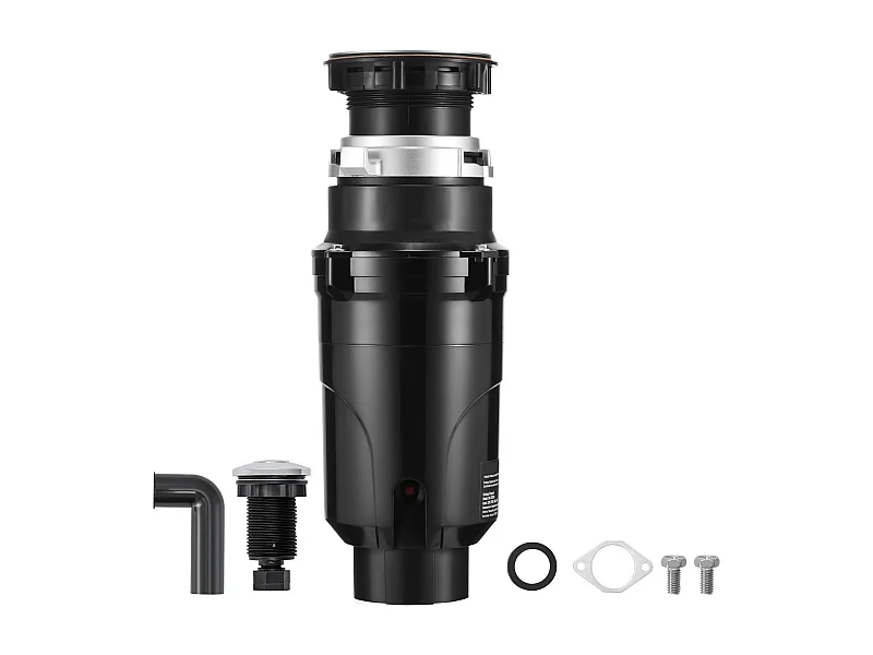 Broyeur SucceBuy Broyeur de Déchets de Cuisine, 1/2 CV, Système de Broyage des Déchets Alimentaires, 3820 tr/min, avec Cordon d'Alimentation