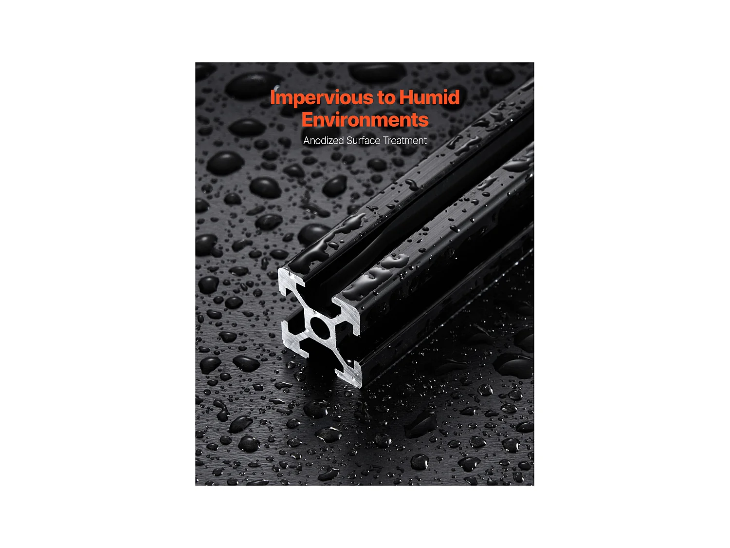 Profilés d'Extrusion SucceBuy en Aluminium 2020 à Rainure en T de 120 cm, Lot de 4, Rail Linéaire Anodisé Standard Européen, Extrudé Haute Résistance