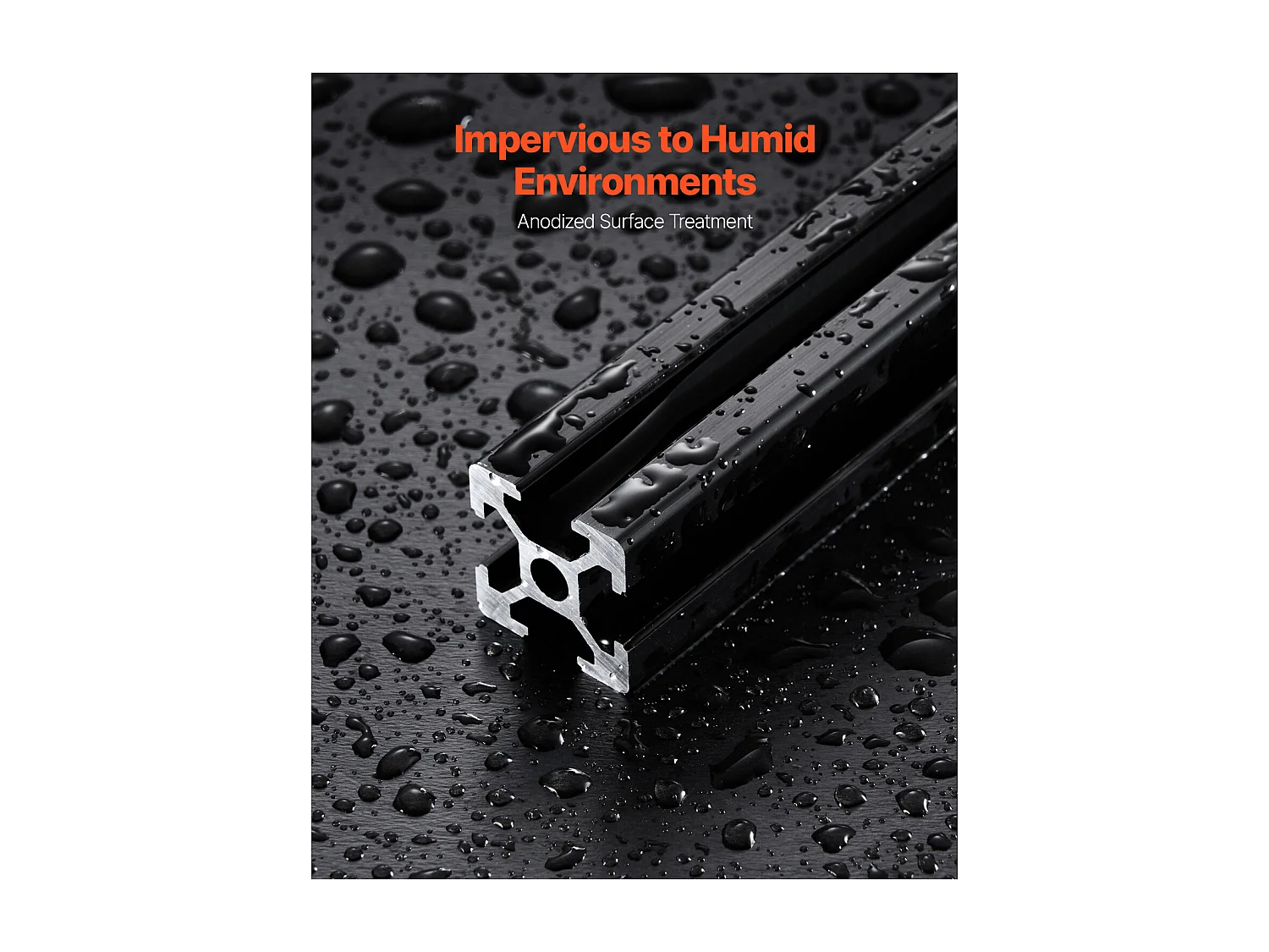 Profilés d'Extrusion SucceBuy en Aluminium 2020 à Rainure en T de 120 cm, Lot de 4, Rail Linéaire Anodisé Standard Européen, Extrudé Haute Résistance