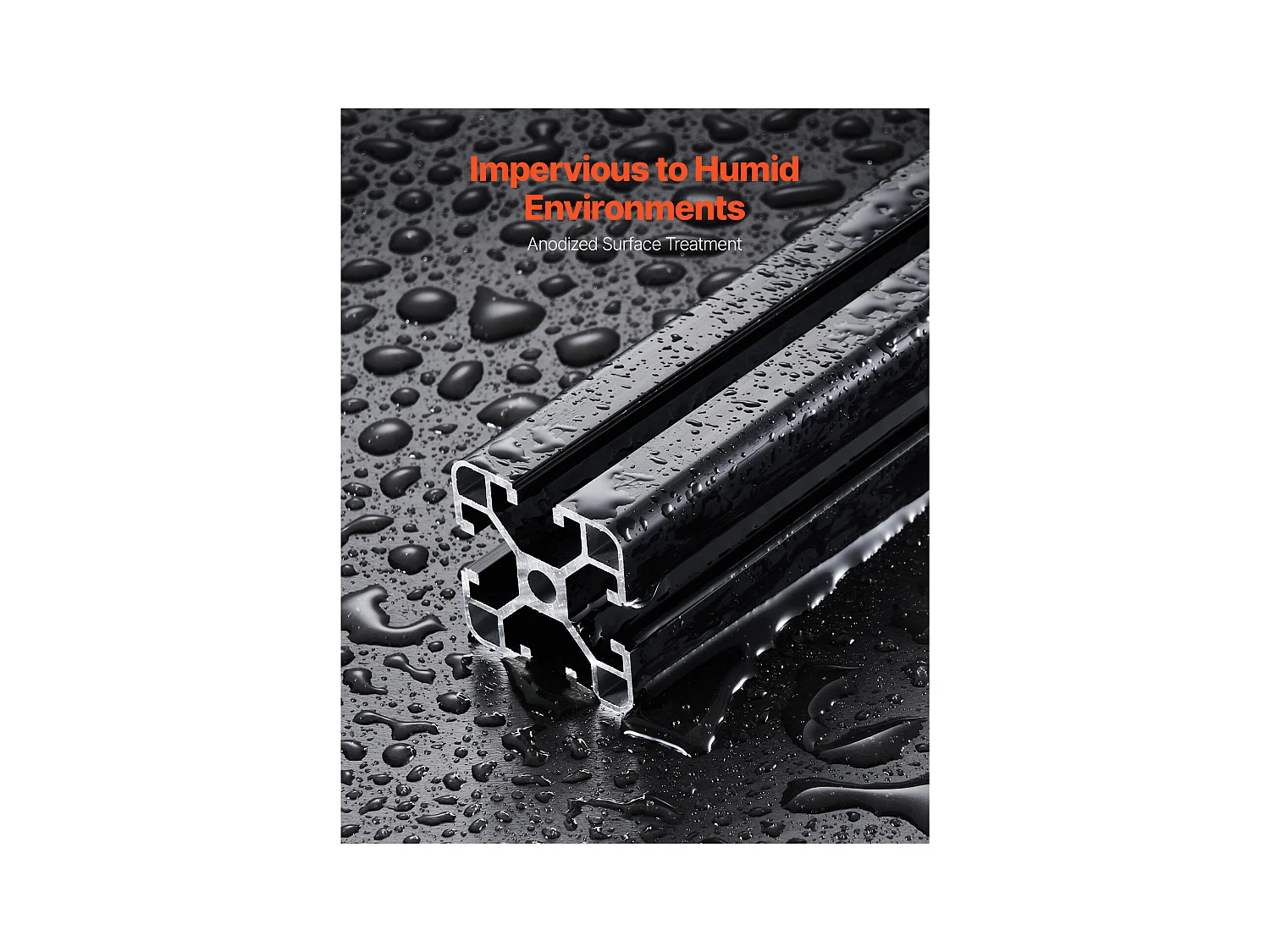 Profilés d'Extrusion SucceBuy en Aluminium 4040 à Rainure en T de 60 cm,Lot de 4, Rail Linéaire Anodisé Standard Européen, Extrudé Haute Résistance