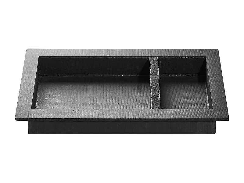 Niche Embutida para Casa de Banho SucceBuy, 10,16 x 40,64 x 71,12 cm, Prateleiras de Arrumação Modernas para Parede, Arrumação para Sabonete/Champô, Preto