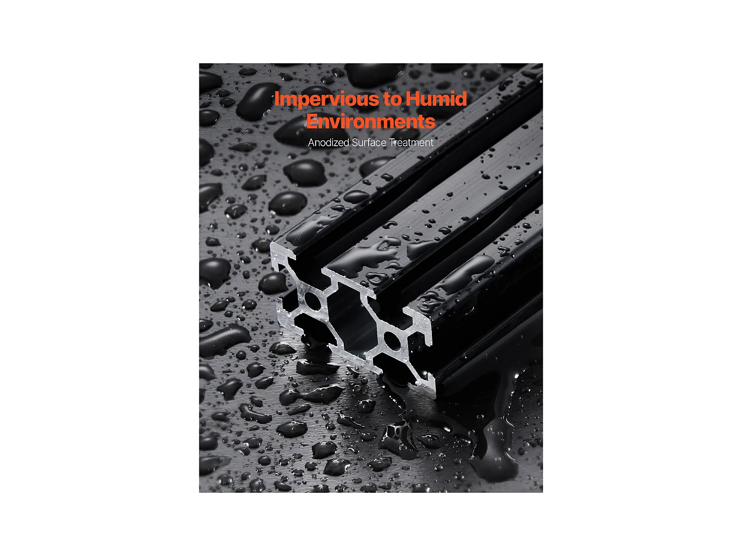 Aluminiumprofielen SucceBuy 150 cm T-Sleuf 2040, Set van 5, Geanodiseerde Lineaire Rail volgens Europese Normen, Geschikt voor 3D-printers, Zwart