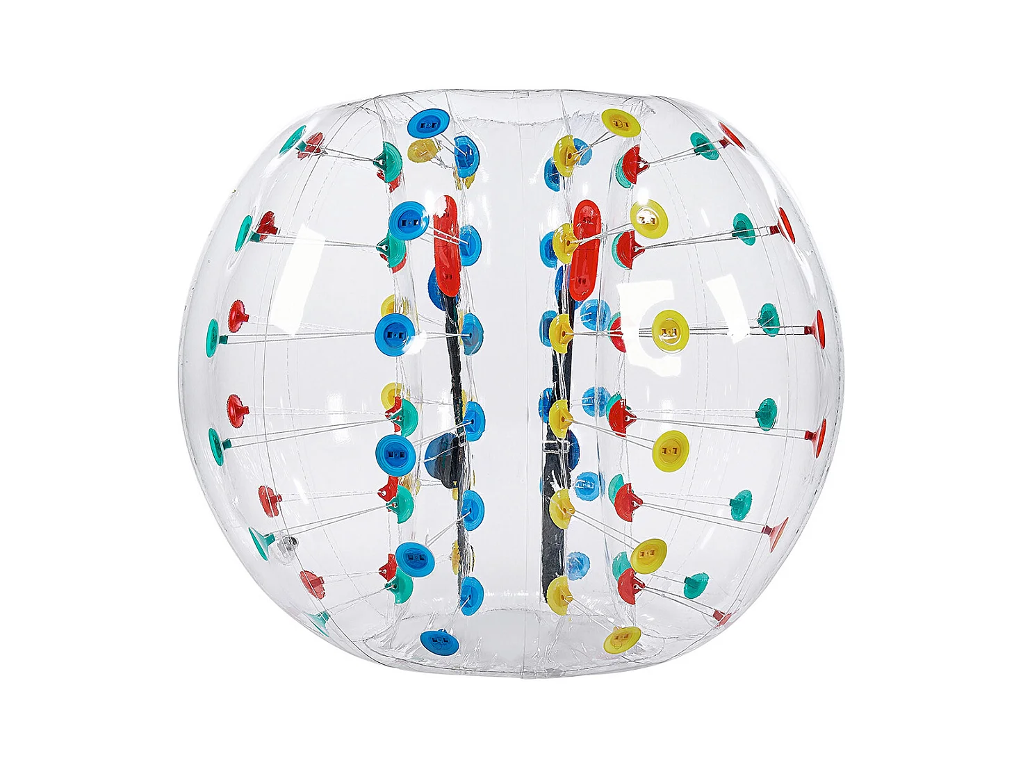 Bulle Gonflable SucceBuy Ballon Pare-Chocs Gonflable (1 Pièce) 1.5 m, Ballon en PVC de 0.08cm d'Épaisseur pour Jeux d'Équipe, Parc et Cour, Multicolore