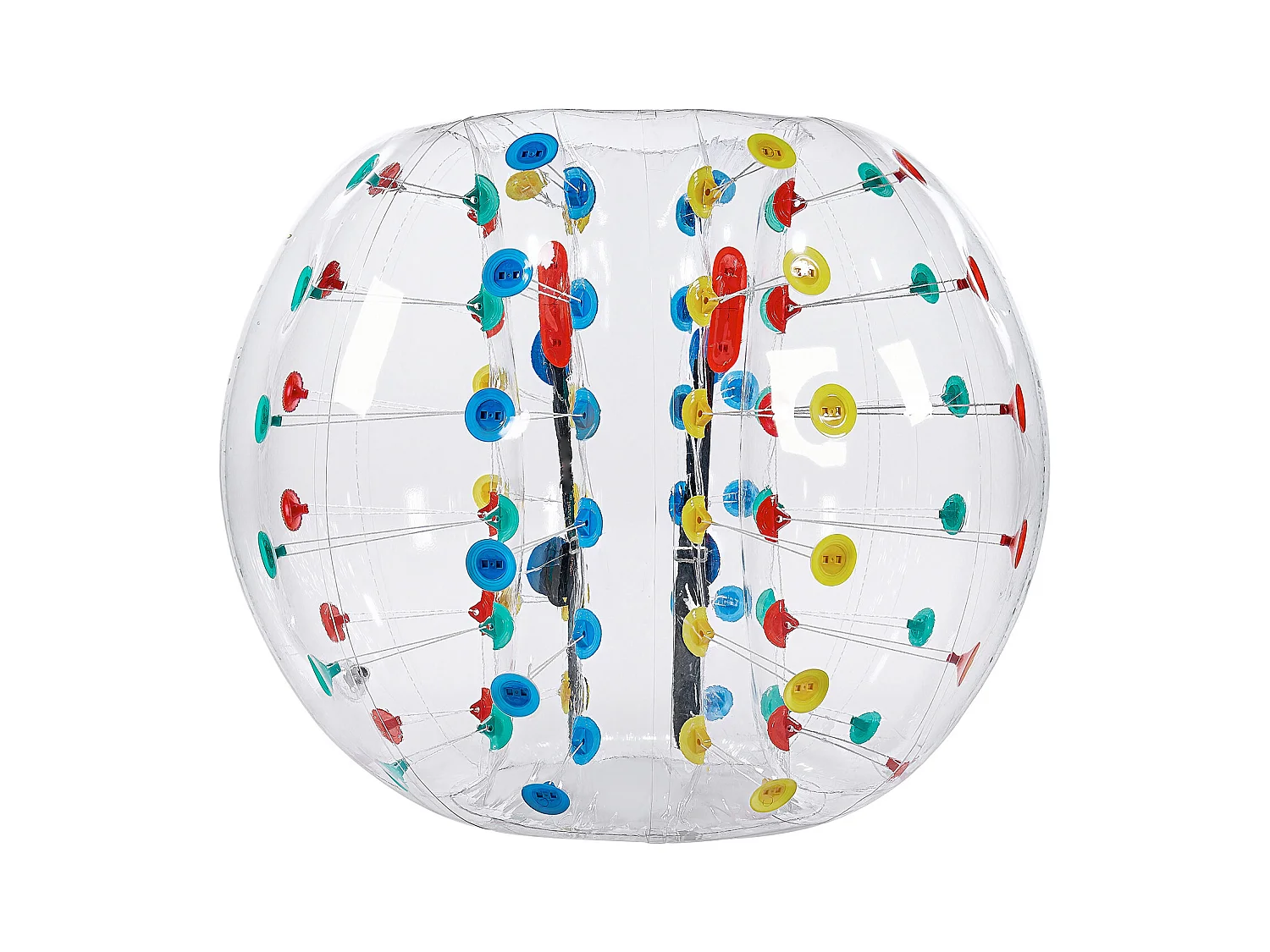 Bulle Gonflable SucceBuy Ballon Pare-Chocs Gonflable (1 Pièce) 1.5 m, Ballon en PVC de 0.08cm d'Épaisseur pour Jeux d'Équipe, Parc et Cour, Multicolore