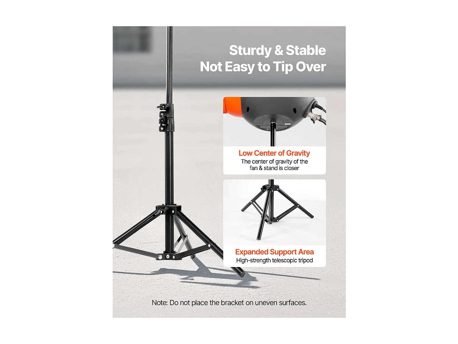 Machine à Mousse SucceBuy 120 W, avec Trépied, pour Jardin, Piscine, Événements en Plein Air, Anniversaires, Fêtes et Autres Événements, Gris et Orange