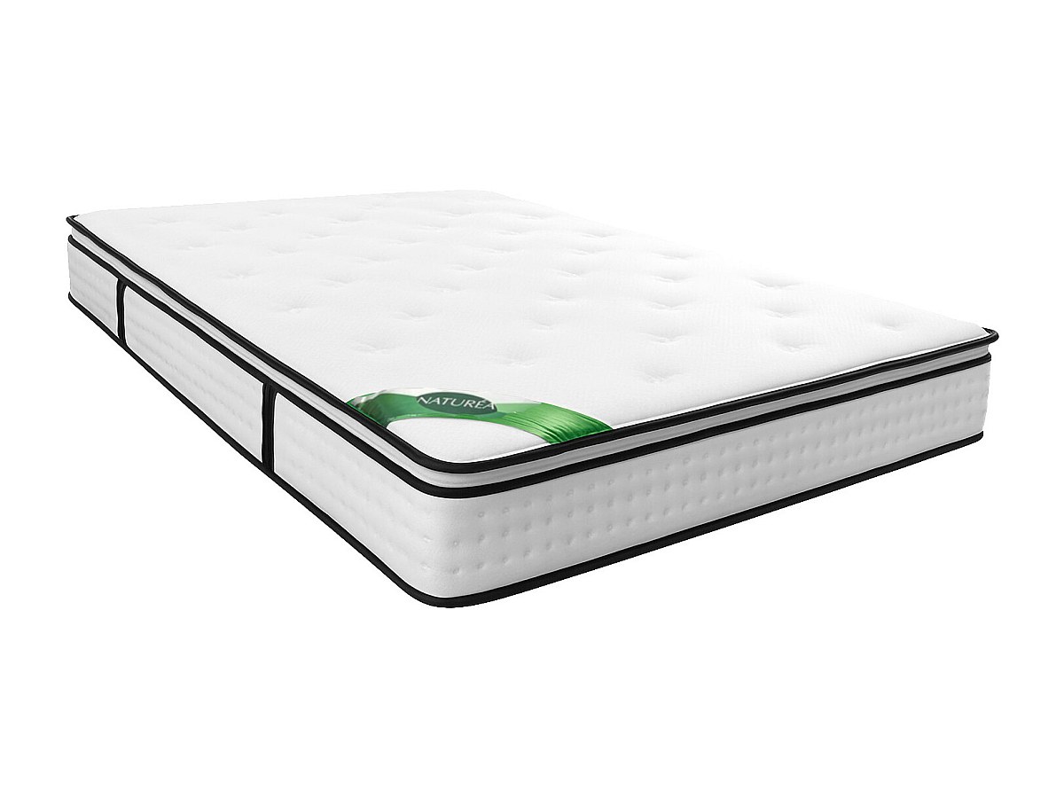 Matratze - 160 x 200 cm - Taschenfederkern 7 Zonen mit integriertem Topper günstig online kaufen