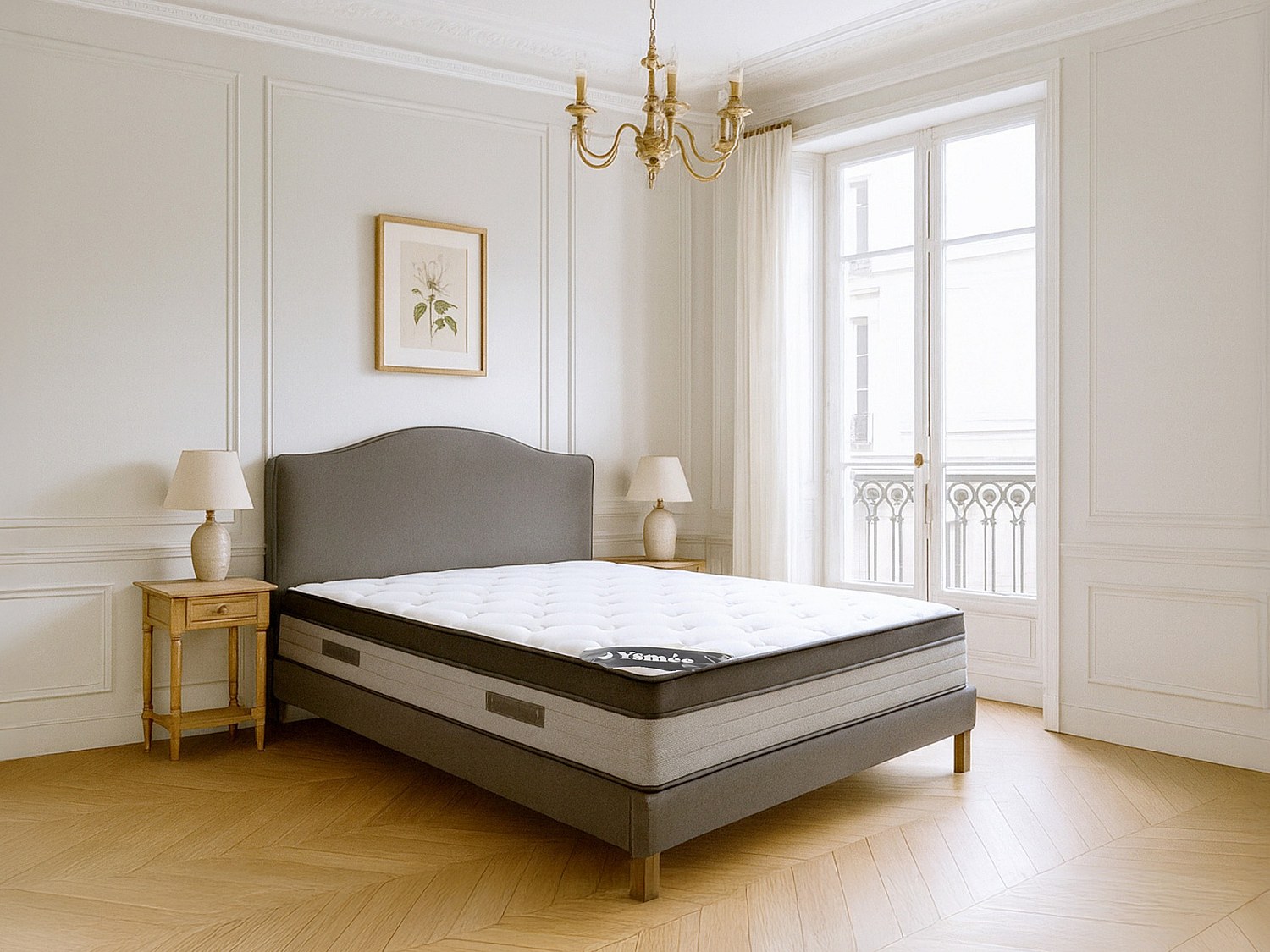 Matratze 140 x 190 cm, Hybridmatratze 7-Zonen-Taschenfederkern & Memory-Sch günstig online kaufen