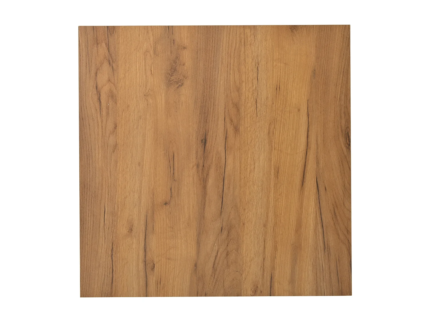 Tavolino 70×70×31,5 cm - con 3 cassetti - piano quadrato - pannelli di particelle - bianco + naturale