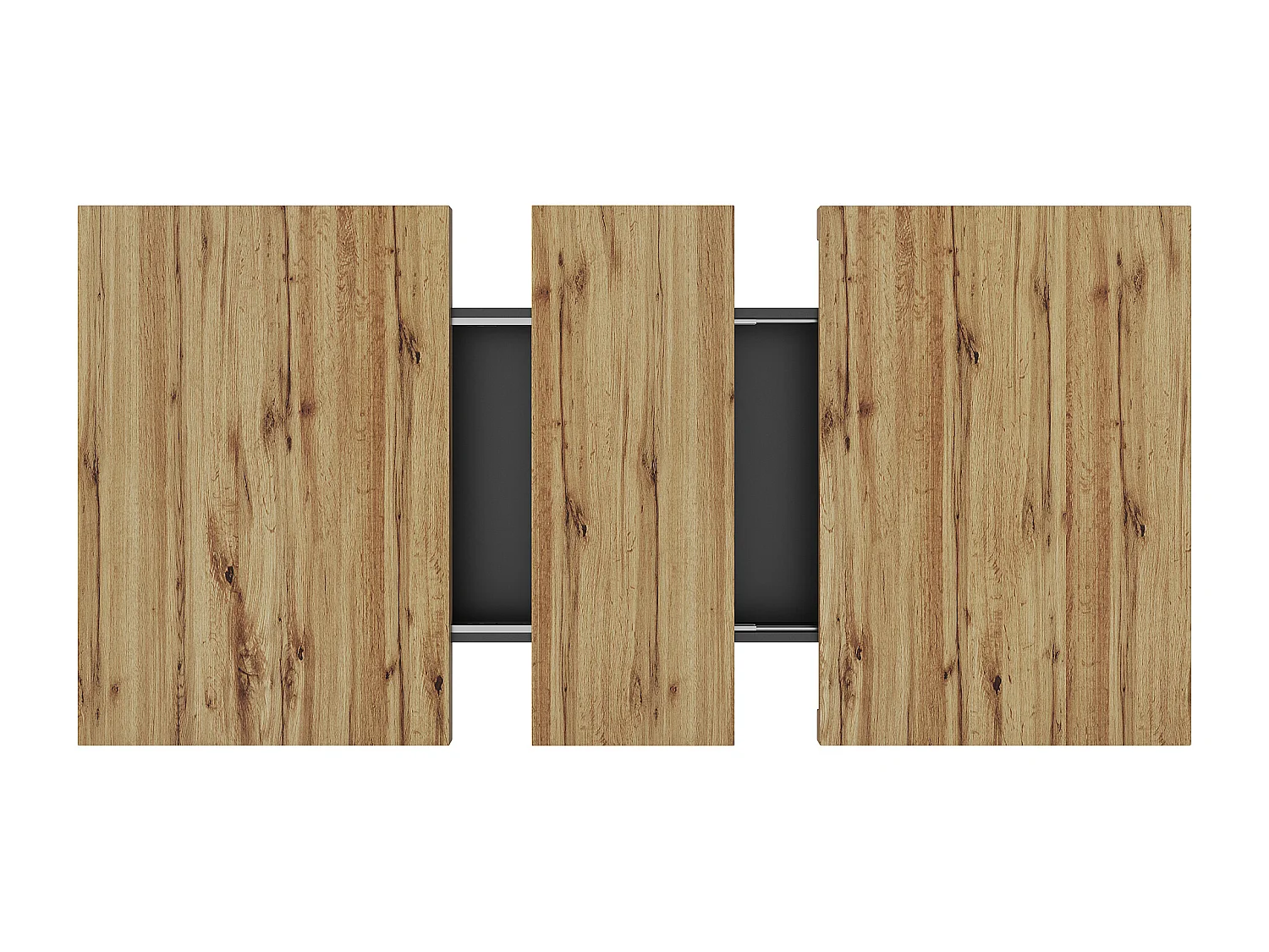 Table à manger extensible 110-140×80cm - 4-6 personne - 1 porte et 2 tiroirs - Style moderne - Noir