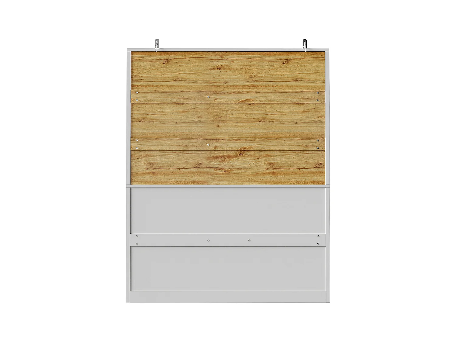 Buffet de cuisine moderne 140x38.5x175 cm - 5 portes + 3 tiroirs + 9 étagères - blanc