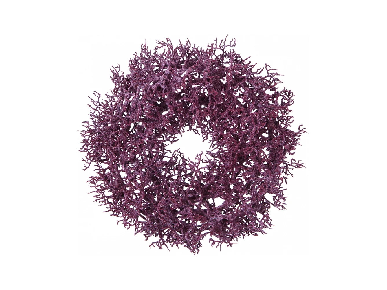 Couronne de Noël de Branchages Artificiels Violets - Violet / 30 cm