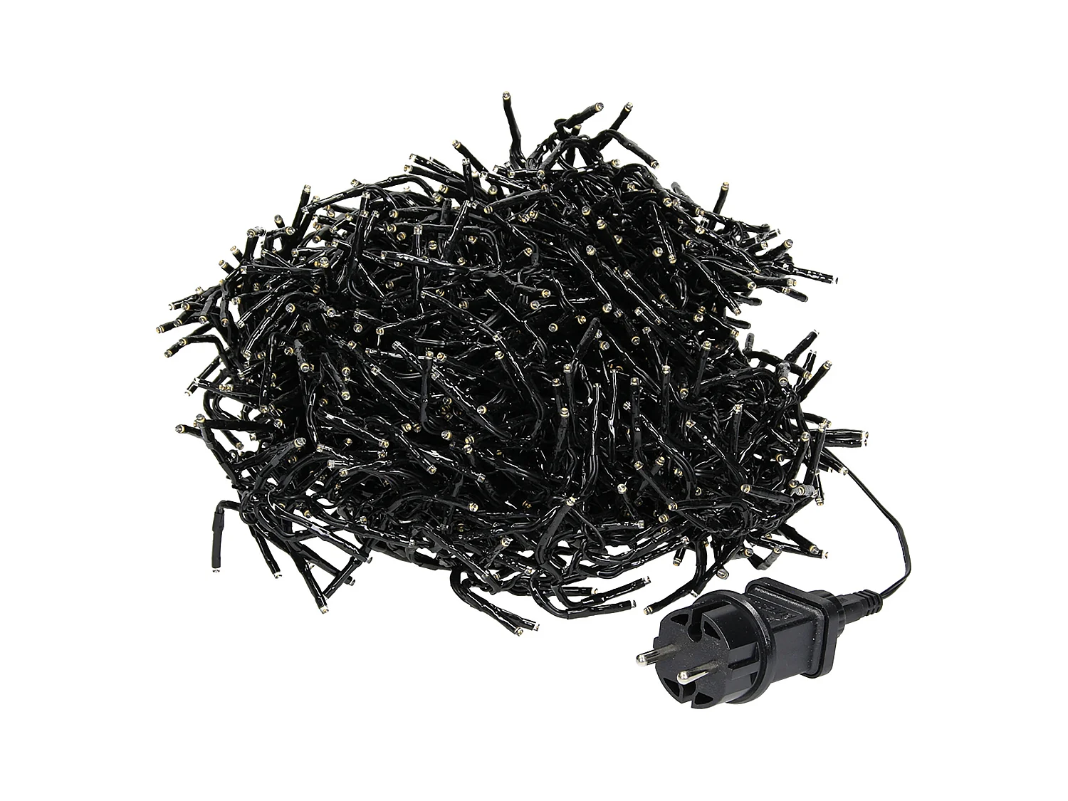 ECD Germany LED Cluster Lichterkette 11m, 1512 LEDs Warmweiß, mit Timer und 8 Leuchtmodi, strombetrieb IP44 Innen/Außen Weihnachtsbeleuchtung Büschel