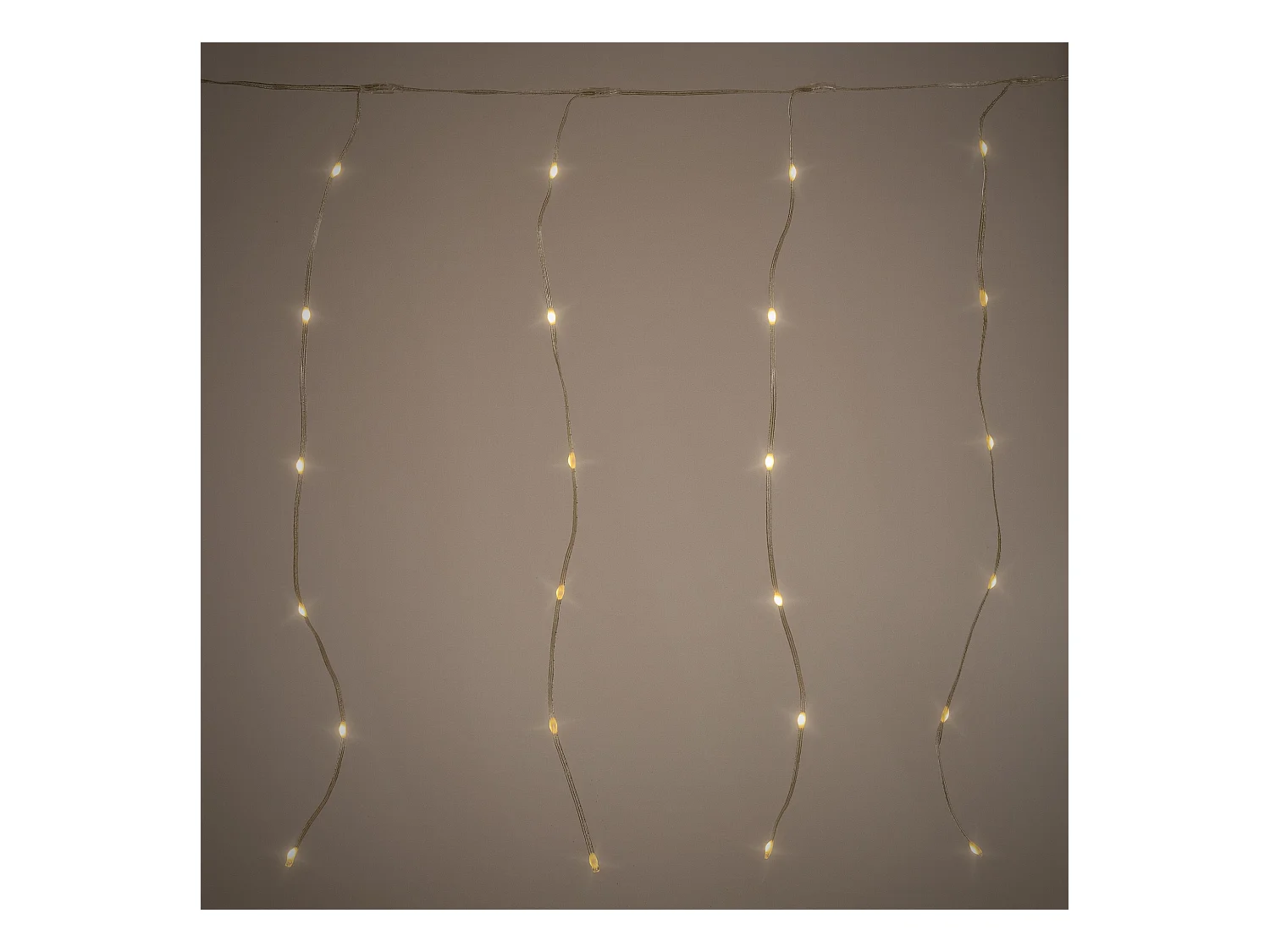Rideau lumineux de noël 300 cm 120 led diy blanc chaud avec minuterie et 19 modes d'éclairage guirlande lumineuse à suspendre intérieur et extérieur