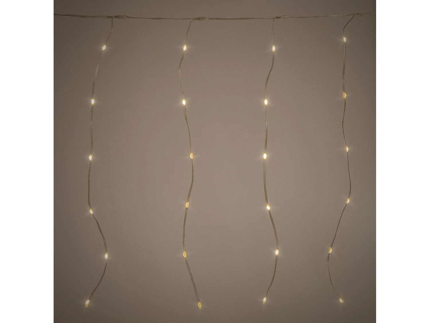 Rideau lumineux de noël 300 cm 120 led diy blanc chaud avec minuterie et 19 modes d'éclairage guirlande lumineuse à suspendre intérieur et extérieur