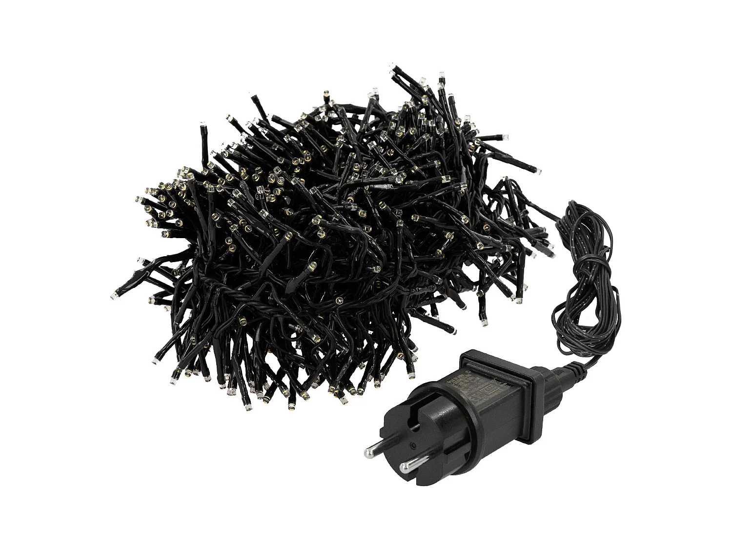 ECD Germany LED Cluster Lichterkette 5,5m, 768 LEDs Warmweiß, mit Timer und 8 Leuchtmodi, strombetrieb IP44 Innen/Außen Weihnachtsbeleuchtung Büschel