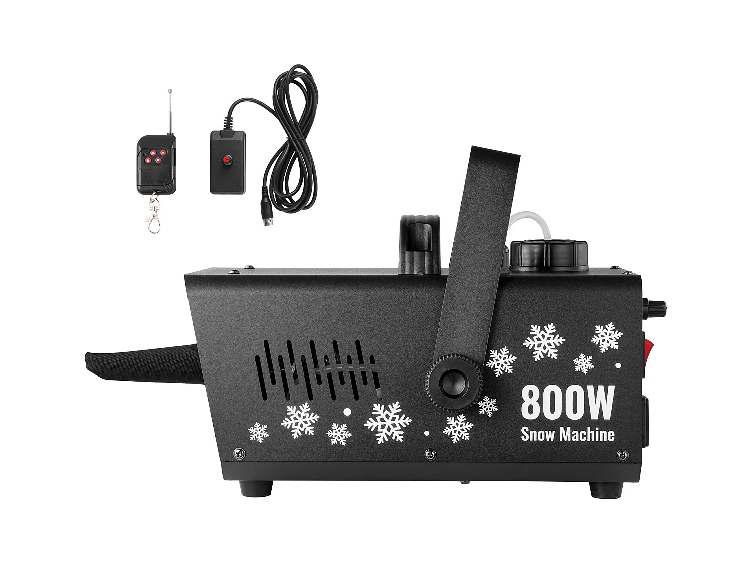 Machine à Neige SucceBuy 800 W avec Éclairage LED pour Événements - Crée une Ambiance Hivernale et Féerique Instantanément