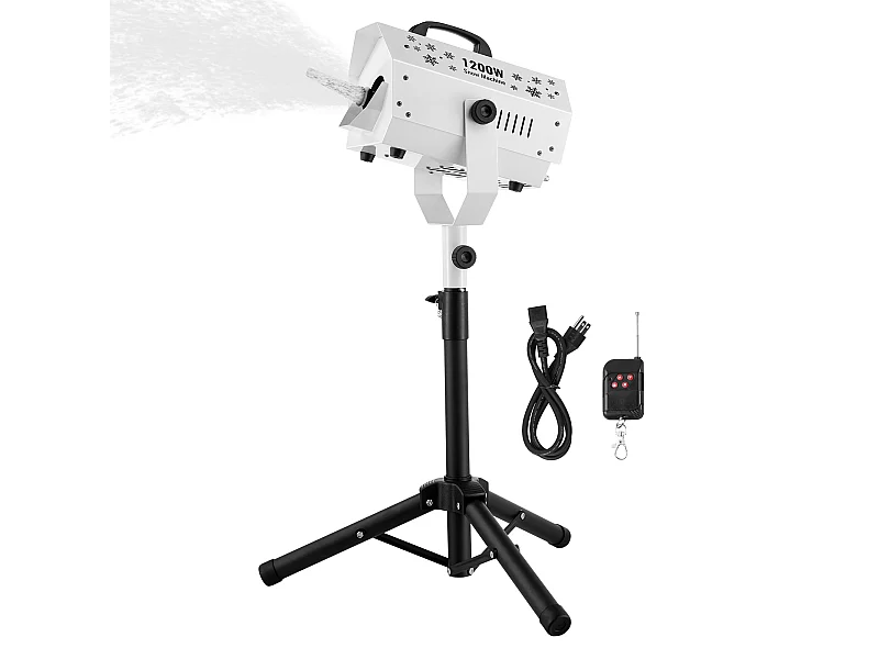 Sneeuwmachine SucceBuy 1200 W met Verstelbare Standaard - Perfect voor Feesten Binnen en Evenementen Buiten