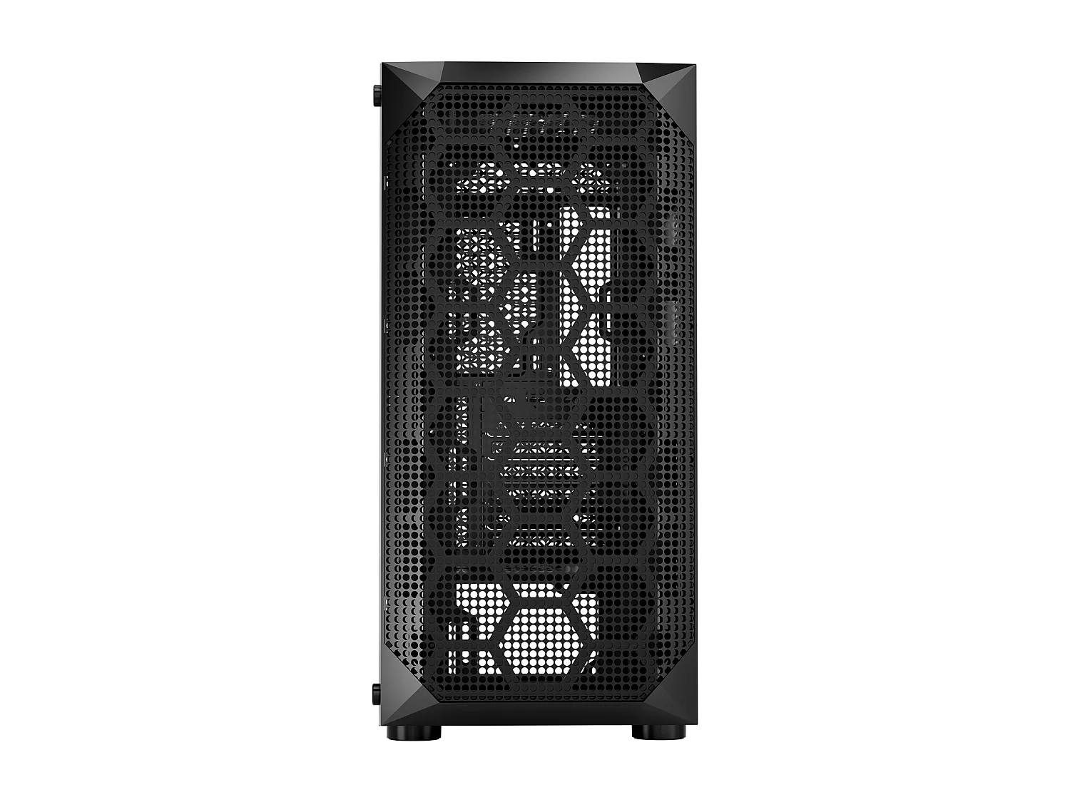 Boîtier PC SucceBuy de Jeu Pleine Tour avec Panneau Avant Perméable, Cache-Poussière Magnétique, 3 Ventilateurs PWM de 14 cm, Adapté aux GPU jusqu'à 41 cm de Long