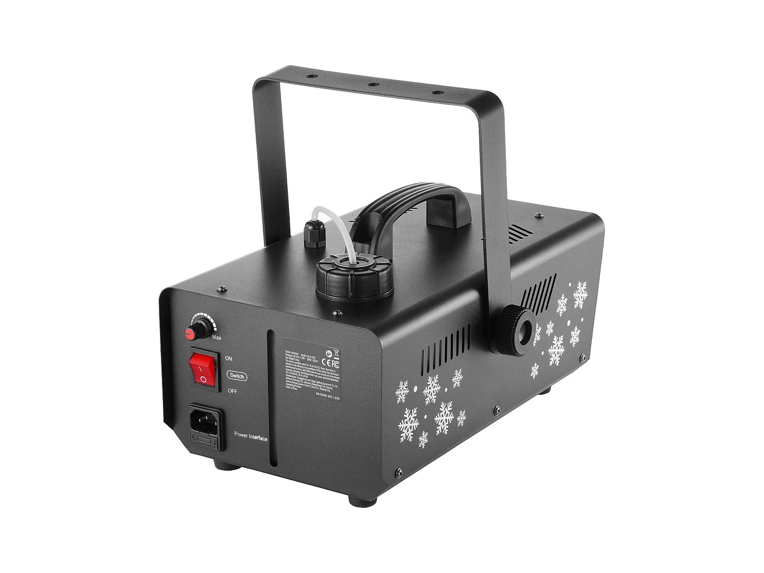 Machine à Neige SucceBuy 650 W pour les Vacances - Apporte la Magie de l'Hiver à Vos Célébrations Familiales