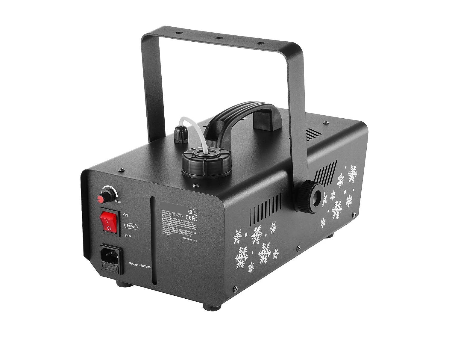 Machine à Neige SucceBuy 650 W pour les Vacances - Apporte la Magie de l'Hiver à Vos Célébrations Familiales