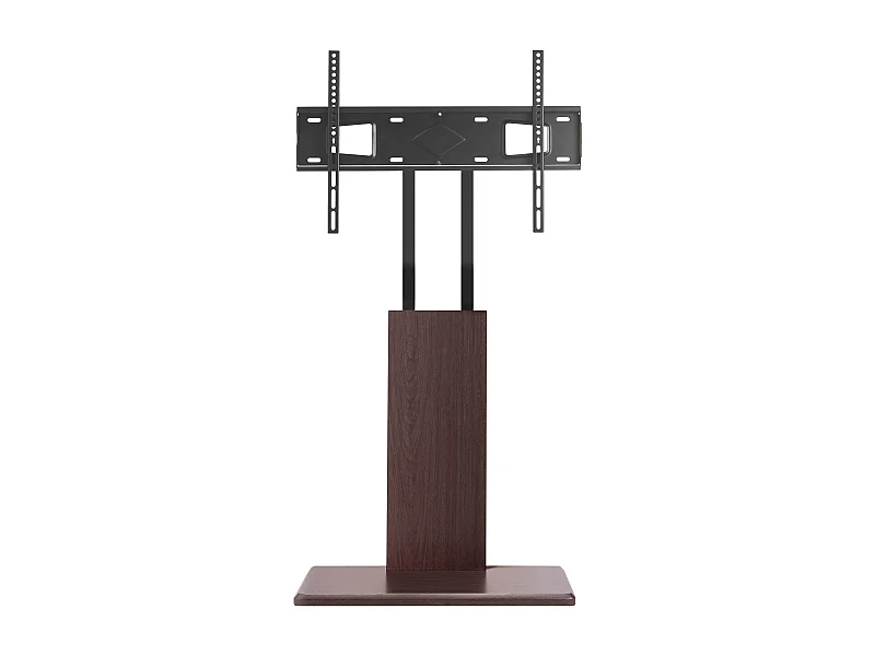 TV-Rollständer SucceBuy Universal Mobiler TV-Wagen mit Mehrfachsteckdose, Schwenkbar und Höhenverstellbar, Bis zu 45 kg, Für Bildschirme von 812,8 bis 1778 mm