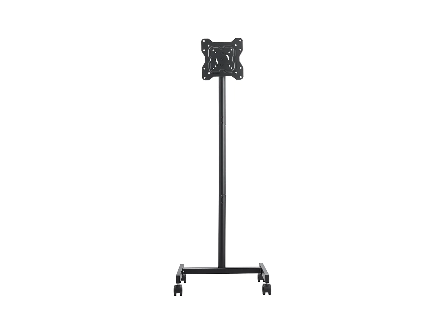 TV-Standaard op Wieltjes SucceBuy Mobiele TV-Wagen en Draagbare TV-Standaard op Voet, Voor TV's/LED/LCD/OLED van 431,8 tot 1397 mm, Tot 20 kg