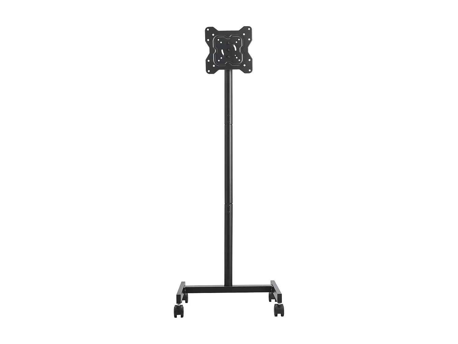 TV-Standaard op Wieltjes SucceBuy Mobiele TV-Wagen en Draagbare TV-Standaard op Voet, Voor TV's/LED/LCD/OLED van 431,8 tot 1397 mm, Tot 20 kg