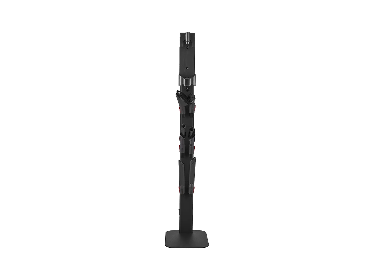Support d'Aspirateur pour Dyson SucceBuy Compatible avec G5, V15, V12, V11, V10, V8, V7, V6, Porte-aspirateur Vertical avec Accessoires, 6 Crochets, Noir