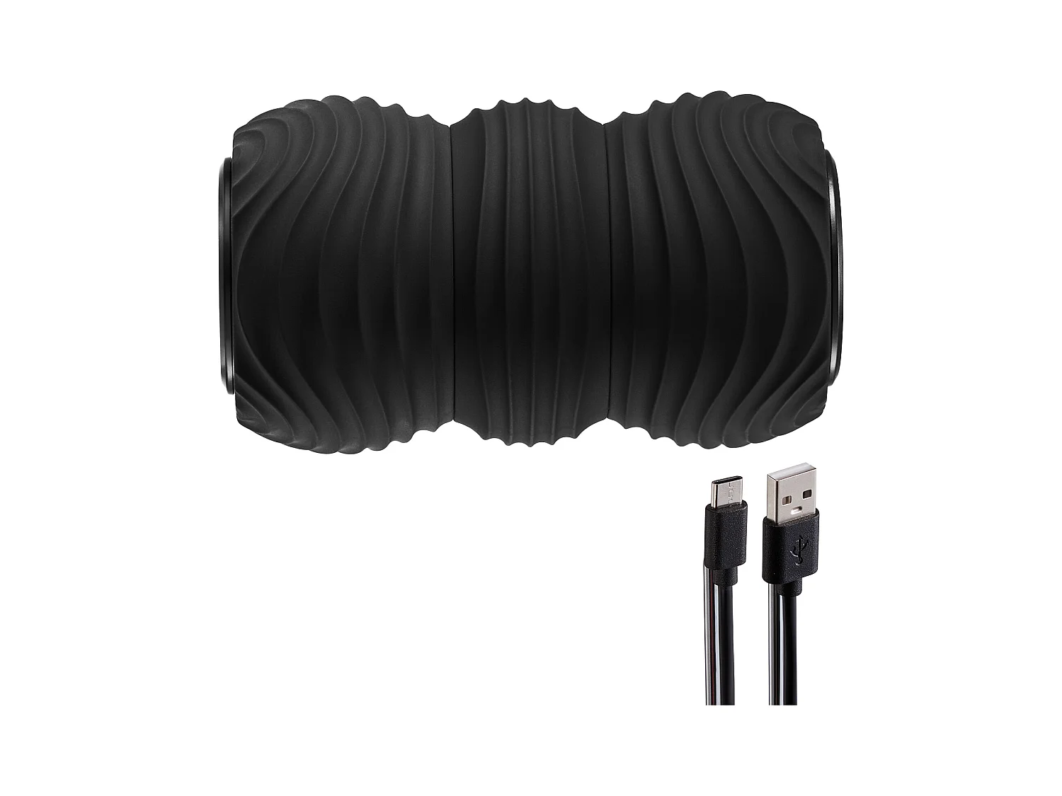 Boule de Massage Vibrante Rechargeable SucceBuy, avec 4 Intensités, pour Soulager la Douleur, Augmenter Flux Sanguin