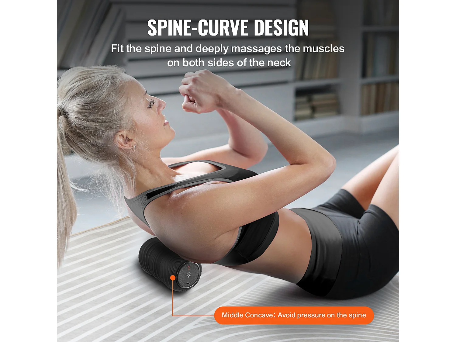 Wiederaufladbare Vibrierende Massagekugel SucceBuy, mit 4 Intensitätsstufen, zur Schmerzlinderung, zur Steigerung der Durchblutung