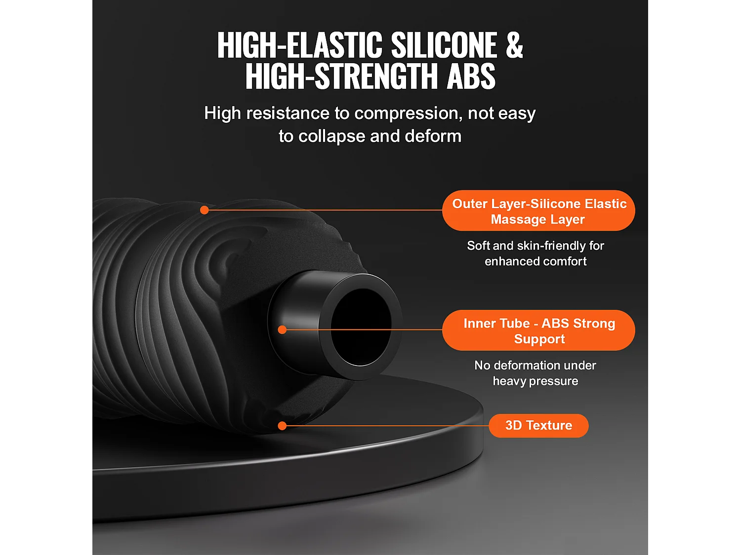 Wiederaufladbare Vibrierende Massagekugel SucceBuy, mit 4 Intensitätsstufen, zur Schmerzlinderung, zur Steigerung der Durchblutung