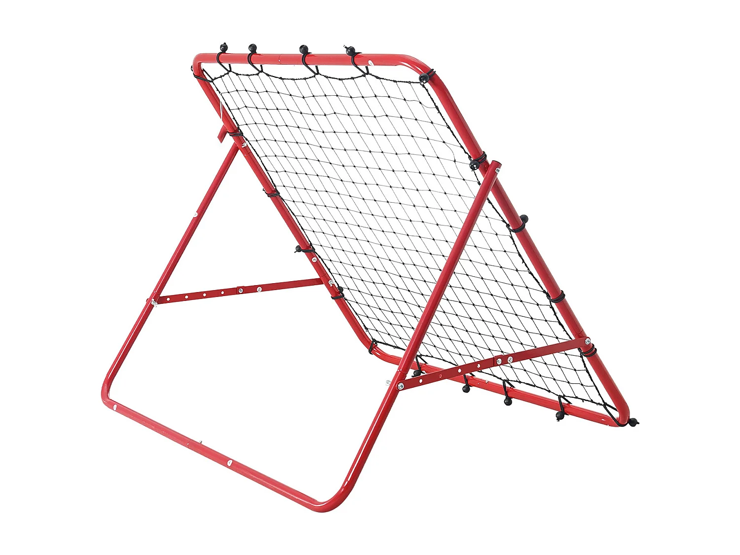 Filet de Rebond SucceBuy de Football, 99 x 99 cm, Équipement D'entraînement de Football en Fer Sac Portable