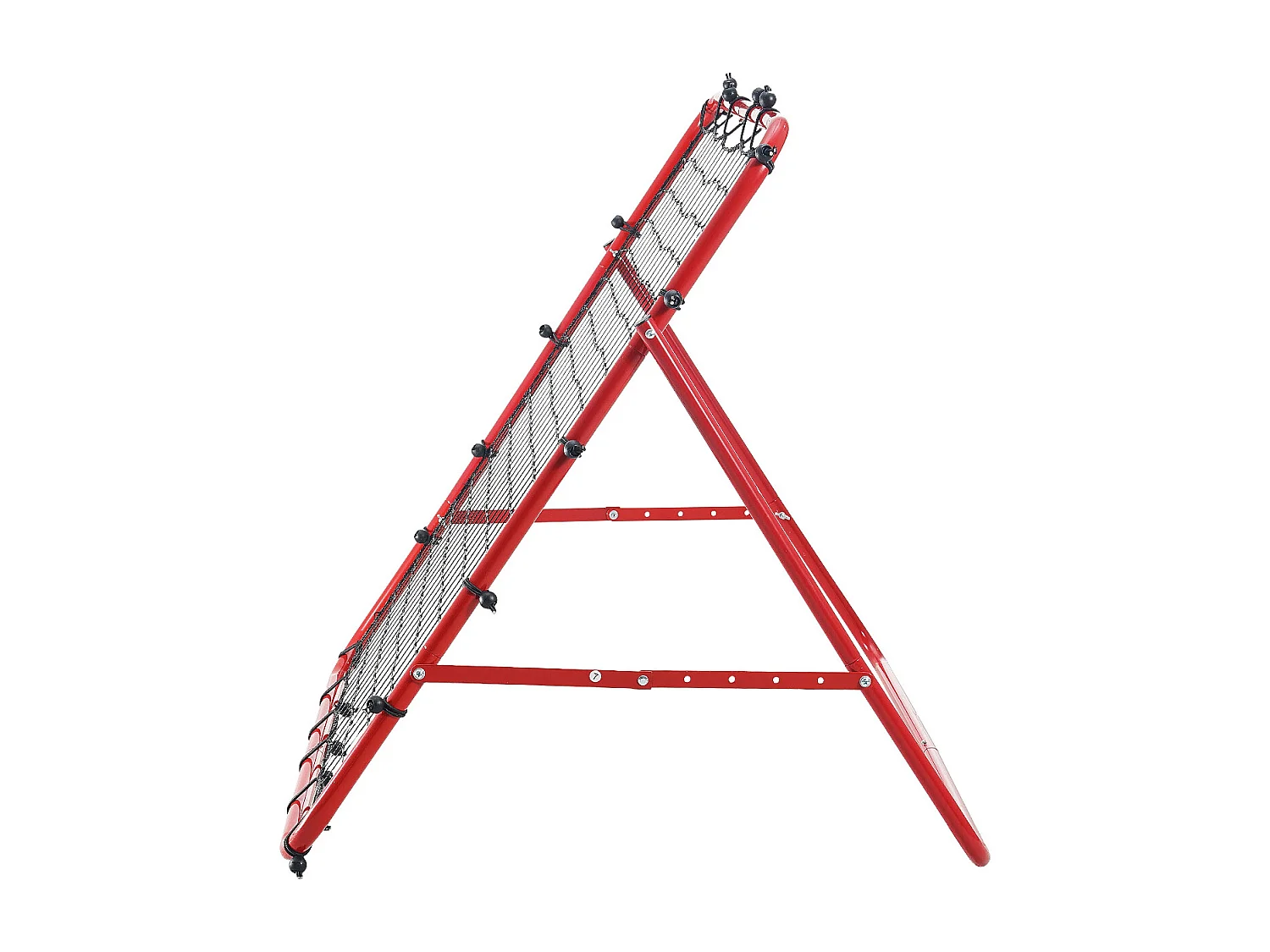 Filet de Rebond SucceBuy de Football, 99 x 99 cm, Équipement D'entraînement de Football en Fer Sac Portable