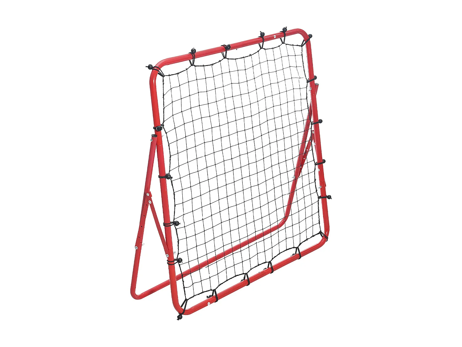 Filet de Rebond SucceBuy de Football, 99 x 99 cm, Équipement D'entraînement de Football en Fer Sac Portable