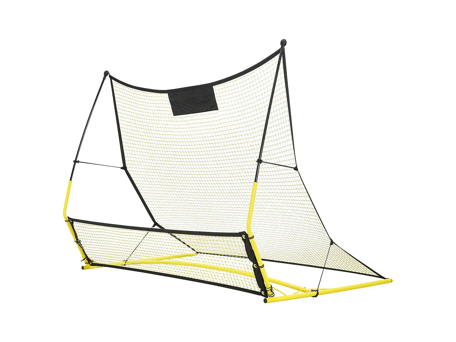 Filet de Rebond SucceBuy Portable 2 en 1 180 cmx102 cm pour Entraîneur de Football avec Sac, Idéal pour l'Entraînement en Équipe et en Solo